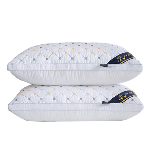 跨境希尔顿酒店枕头芯羽丝绒柔软枕头一只装单人成人枕芯家用套装