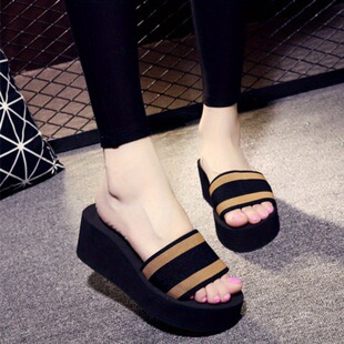 J 38321 High Heel Beach Platform Slide �߸����ɳ������