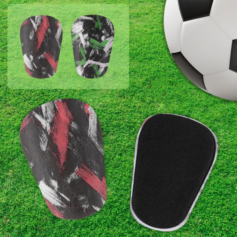 高品質サッカープラグインボード、立体衝突防止、厚みのあるサッカーレガース、耐摩耗性学生キックカーフパッド、膝パッド|undefined