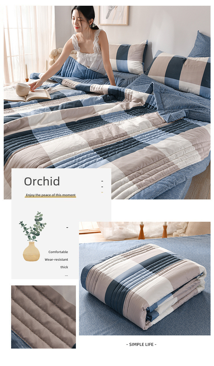 Postage Delivery Gift Bag] Small Fresh Water Washing Summer Cool Quilt Air Conditioned by Live Broadcast Explosions Supply of One Piece