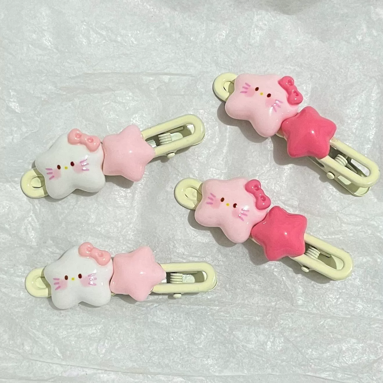 Hello Kitty, волнистые волосы зажим, универсальные заколки, милый аксессуар для волос, интернет-селебрити