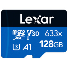 适用雷克沙tf卡4K运动相机无人机gopro存储卡MicroSD卡128G 633x