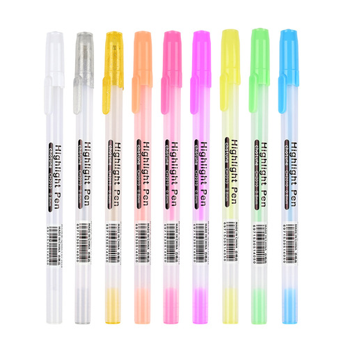 Autumn picture highlight pen hand-painted color pen art painting pen color marker diy creative design paint pen thin head