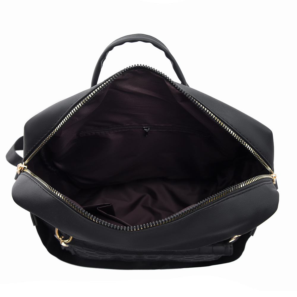 Mochila de gran capacidad para mujer 2024 nueva moda retro señoras mochila de viaje casual cuero suave para estudiantes universitarios