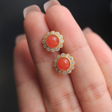 ��Ȼԭ�V�ϼt�OӋ���s�r��С���s925�y僽�M��Ƕ����ɫ���Ů