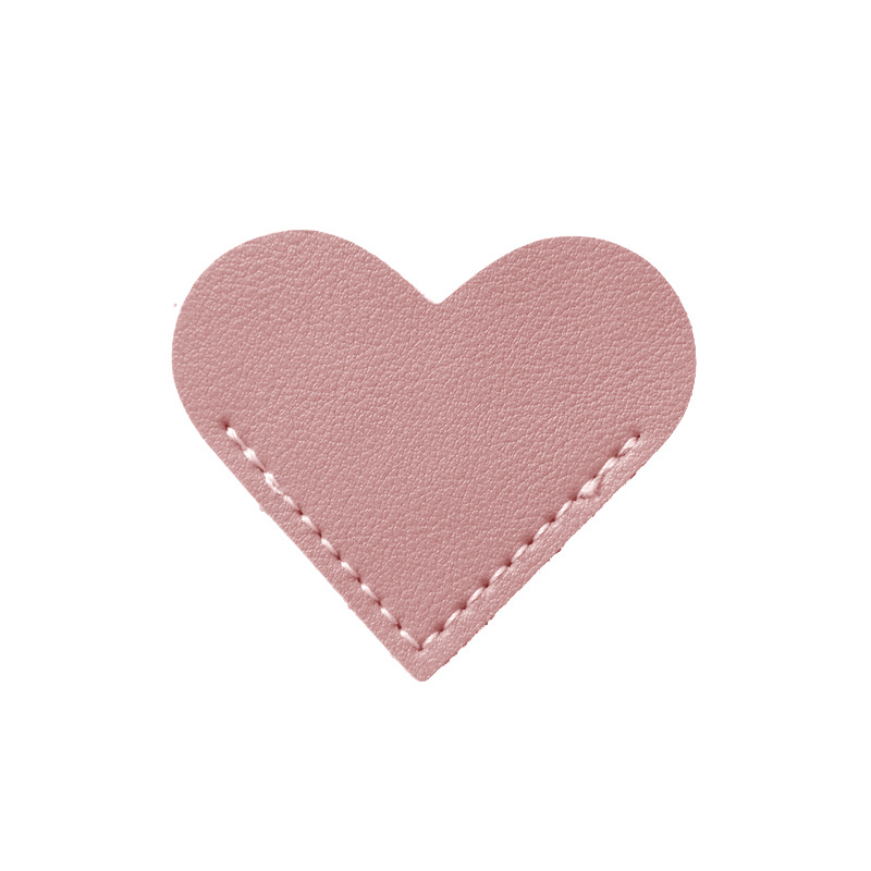 Los fabricantes suministran un gran número de en stock cuero amor notas adhesivas marcador regalo para amigos amor forma marcador pegatinas