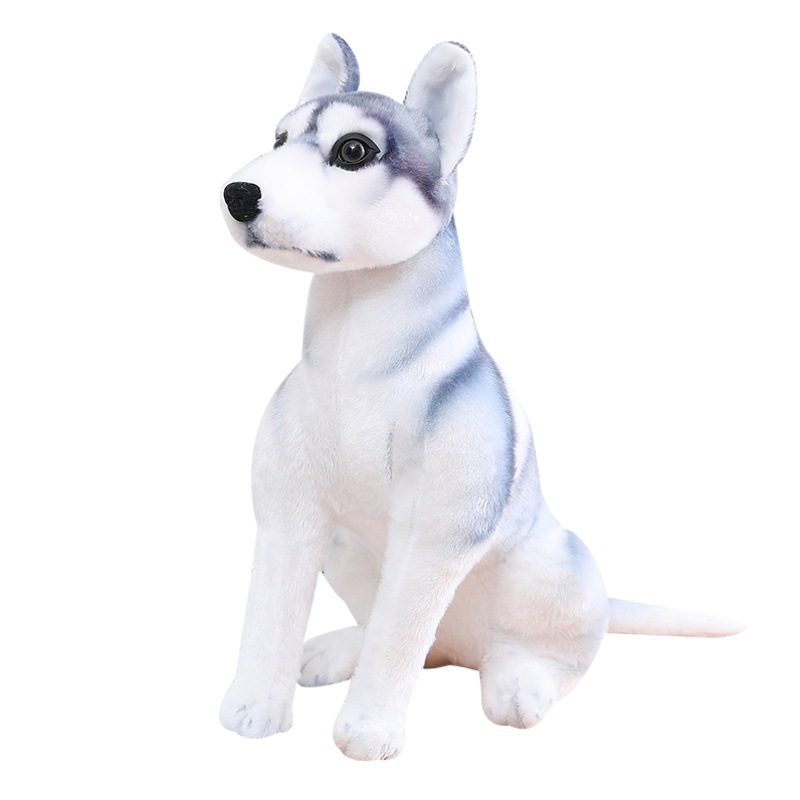 Simulación Husky muñeca Linda dos ha perro de peluche juguete pequeño tamaño ragdoll decoración regalo cumpleaños los niños