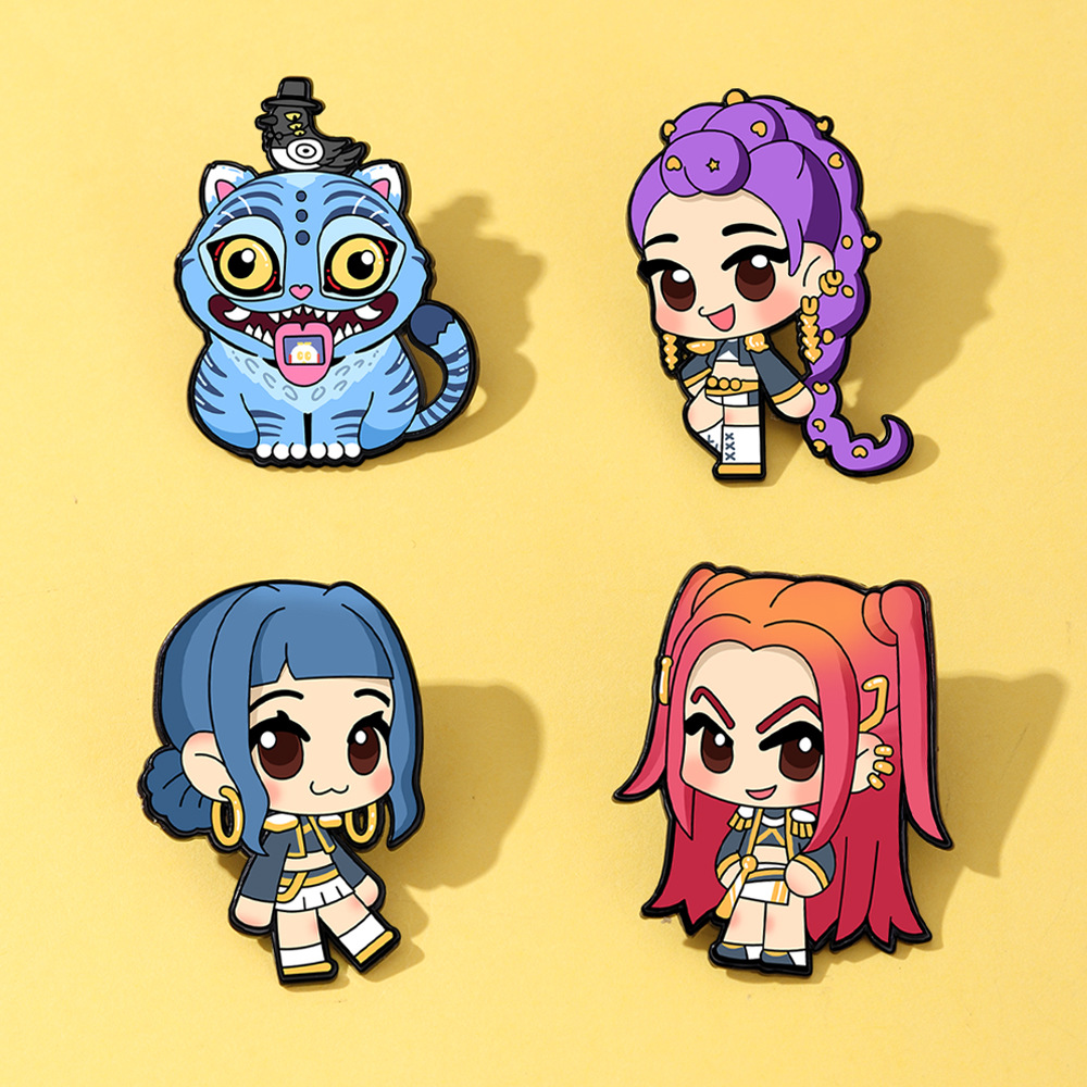 Cartoon brooch