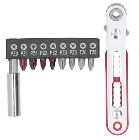 Wrench, screwdriver, set