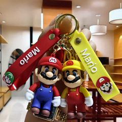 マリオのかわいいアニメのキーチェーンの鍵の車の鍵のペンダントの公仔の創意のカバンのペンダントのキーホルダーの卸売り