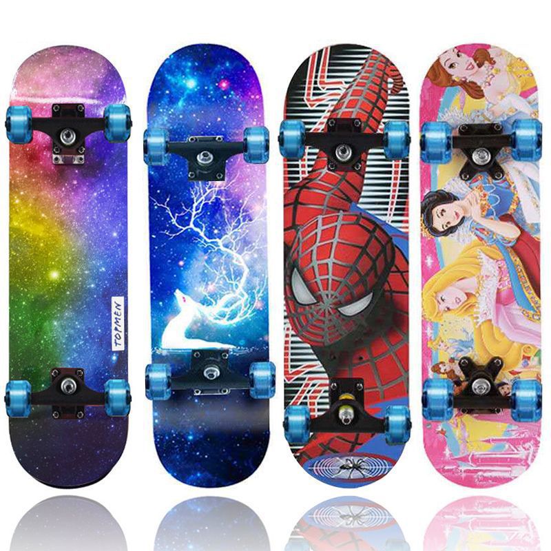 Special Offer for Beginners Skateboard Children's Four-Wheel Scooter Flash Youth Male and Female Students Professional Double Rocker