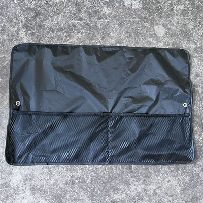 Car Window Magnetic Sunshade Curtain, Car curtains - black-vinyl-full-blackout-upgraded-model-7-magnets-2-suction-cup-reinforcement-storage-function-72x48cm