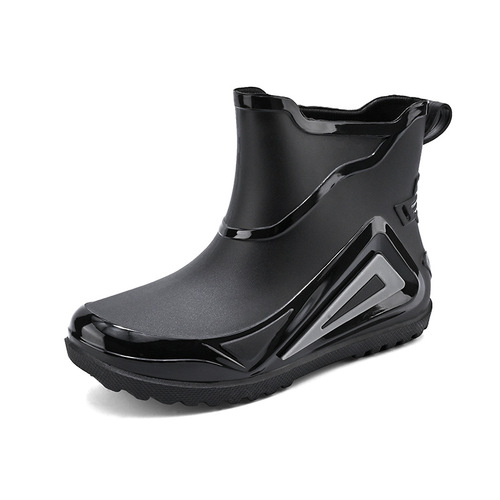 Children's Rain Boots, Cross-Border Fashion, Korean Style, Thick Sole, Slip-Resistant, Outdoor, Versatile, Waterproof Rubber Shoes for Boys and Girls