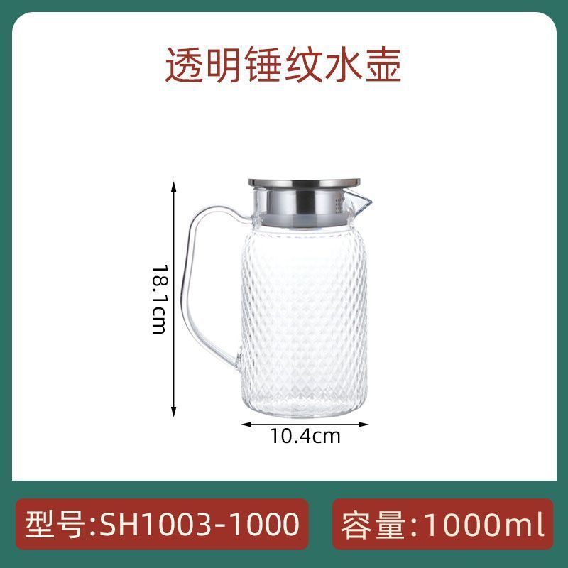 barraca de barbacoa martillo general resistente a alta temperatura a prueba de explosiones hervidor de agua fría de gran capacidad para el hogar engrosar y aumentar la tetera de flores