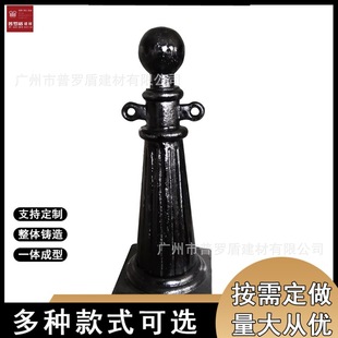 Cast Iron Stop Column Guangzhou Sidewalk Cast Iron Roman Column River Landscape Square Shenzhen Best Selling Octagonal Stop Column
