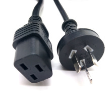 澳标三插电源线澳规两插八字尾澳大利亚插头电线澳洲品字尾电源线