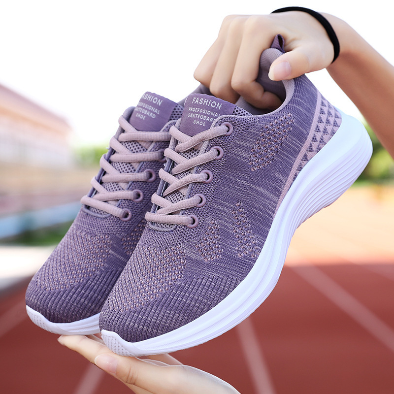 Shoes Women's 2021 Autumn New Women's Shoes Breathable Flying Mesh Running Shoes Casual Sneakers for Women Shoes Women's 2021 Autumn New Women's Shoes Breathable Flying Mesh Running Shoes Casual Sneakers for Women