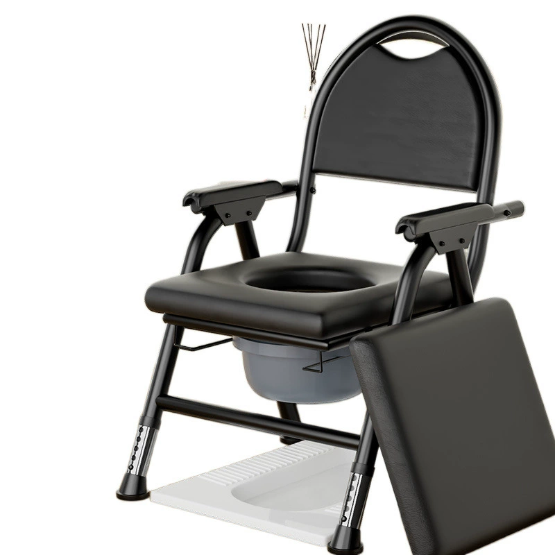 Пожилой туалет мобильный туалет Складной пациент стул для беременных