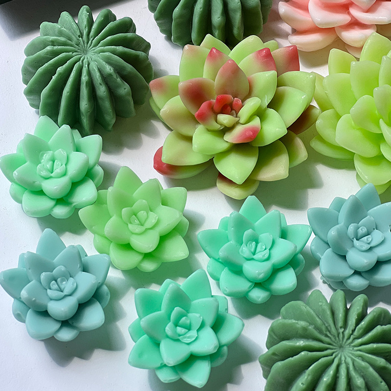 Handmade Cactus Plant Essence Bar Soap, Exquisite Gift Set with Aromatherapy Essential Oil Soap, Wholesale