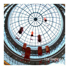 广东厂家 植物园玻璃采光顶 办公大楼透明玻璃采光顶天井