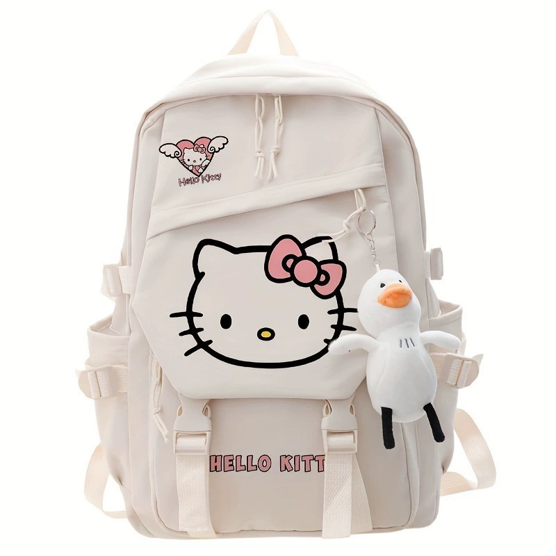 Hello Kitty, рюкзак, милая сумка через плечо, для средней школы