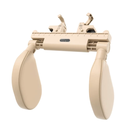 Car headrest 5 cross-border memory Headrest - a10h-with-double-hook-beige