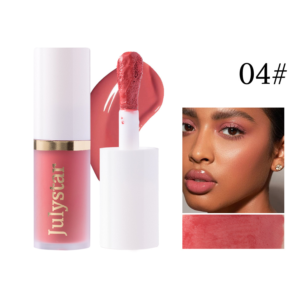 Julystar Facial Blush, Long-lasting Pearlescent Lip Brightening, Natural Highlight Contouring Liquid Set Wholesale undefined