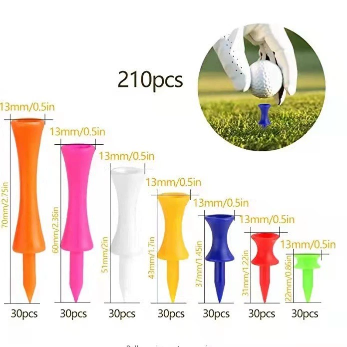 Гольф в форме колеса мяч гвоздь предел мяч гвоздь Гольф TEE 25 31 37 43 51 57 70 мм