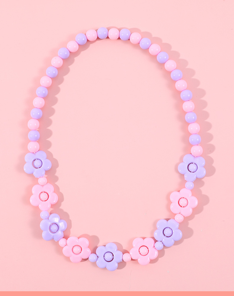 Cute Flower Arylic Girlu0027S Bracelets Necklace