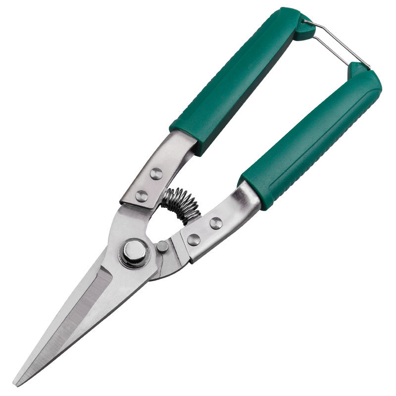 Tijeras de hierro manual recto de 8 pulgadas tijeras de poda Electricista Electrónico tijeras multifunción tijeras de hierro blanco Tijeras