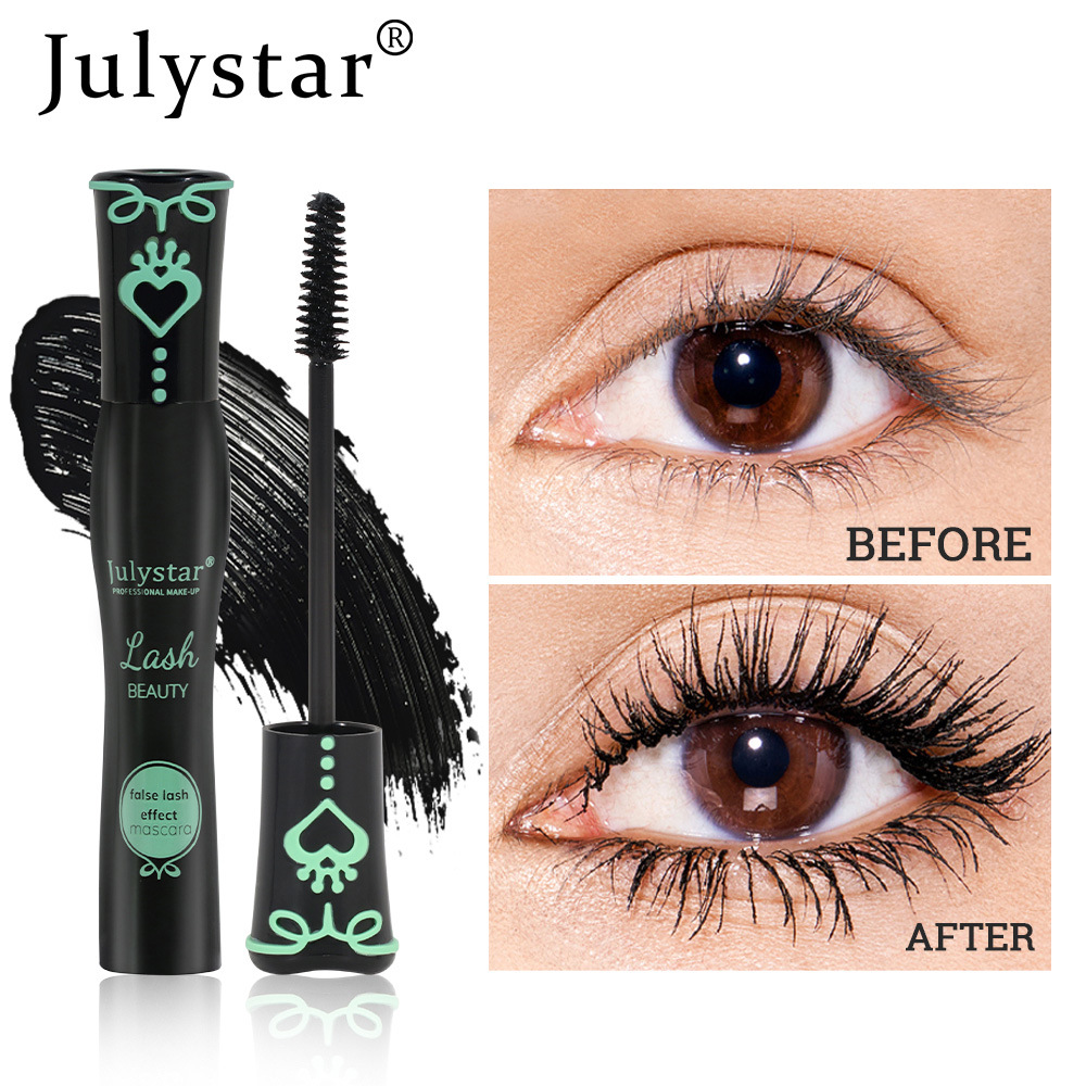 Cross-border makeup, thick and natural, curling mascara, waterproof, sweat-proof, non-smudge, long-lasting eyelash base cream, slender and long undefined