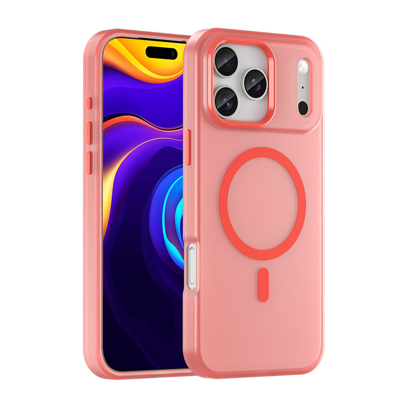 雾面肤感磁吸适用iPhone17Promax手机壳彩色磨砂苹果17Air保护套|undefined