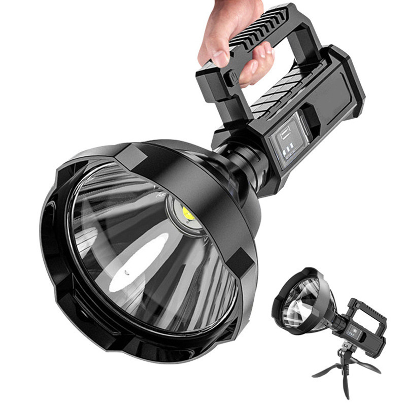 P50 Luz Portátil reflector de luz fuerte USB recargable al aire libre linterna de largo alcance multifuncional noche pesca camping Luz
