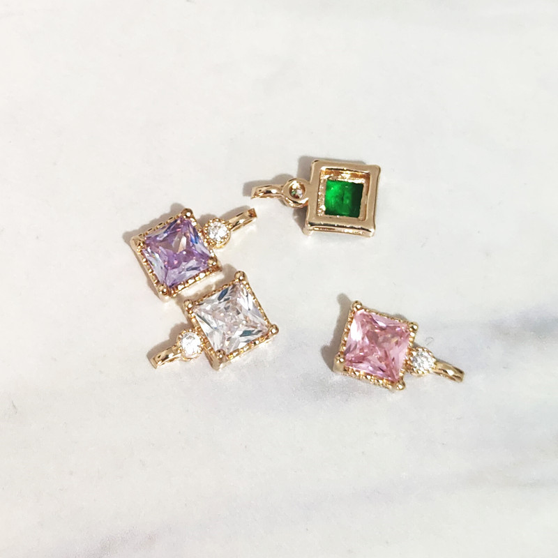 20 Piezas/Paquete Cobre Geométrico Accesorios De Joyería Colgante display picture 2