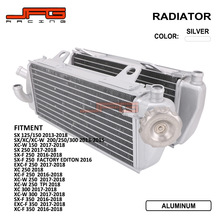 适用于125/200/250/300 SX/EXC/XC/MXC越野摩托车改装水箱散热器