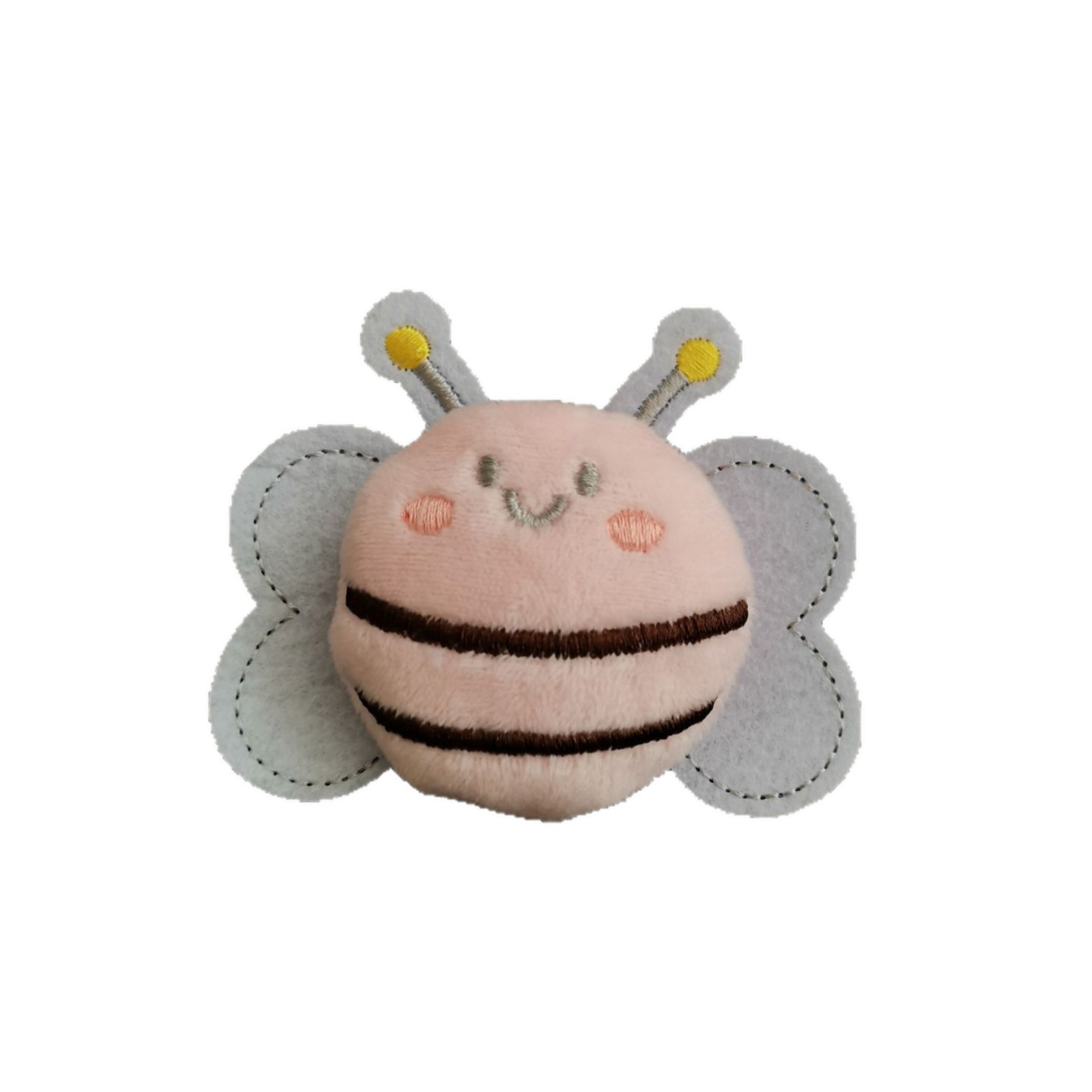 Cartoon Plush Cute Colorful Little Bee Doll Brooch-Style Pendant for Clothing, Shoes, Hair Accessories, Bags, DIY Accessories
