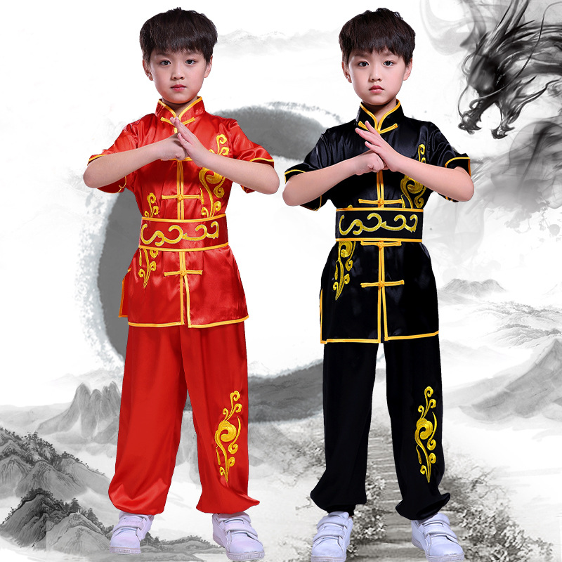 Children's suit for martial arts, sports sports clothing for students, Chinese style 3