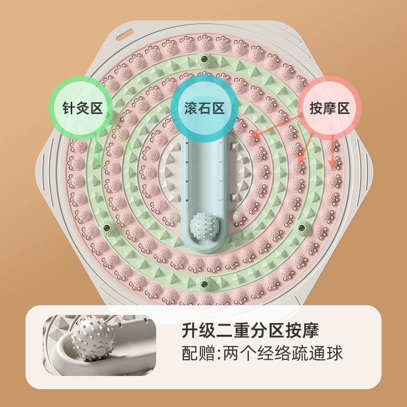 新升级液态软 胶六边形筋膜球猫爪按摩垫经络疏通指压板一件代发|undefined