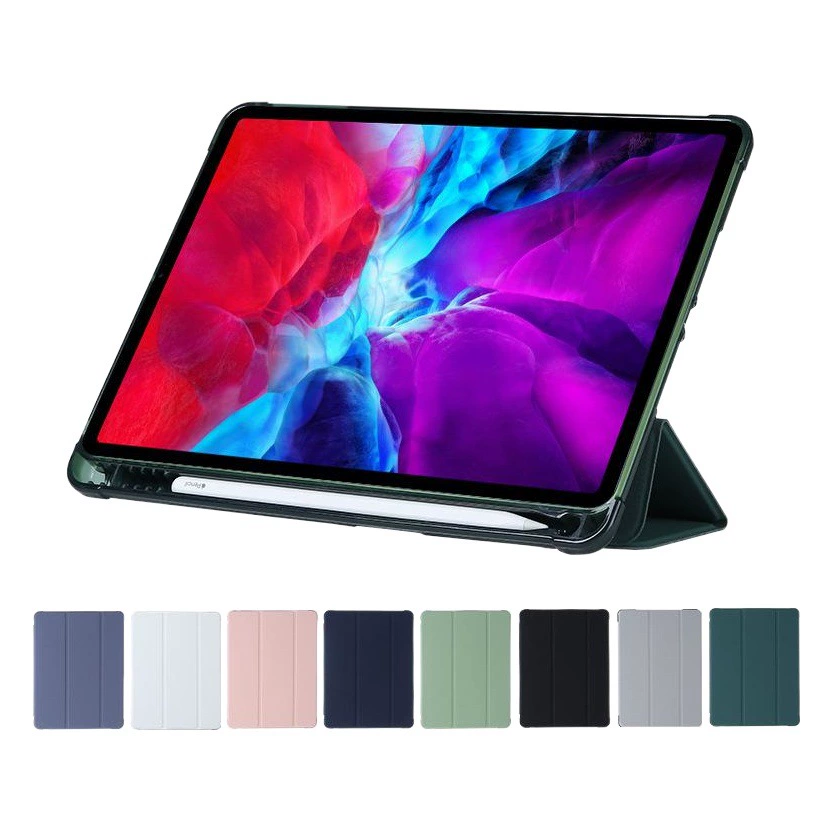 Подходит для защитного чехла Ipad pro10.5 с прорезью для ручки 10,2 Кожаный чехол с магнитным притяжением air5 mini6 складной мягкий чехол из ТПУ