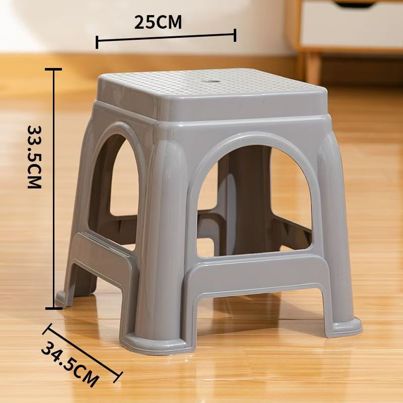 Taburetes de plástico pueden ser taburetes de sillas caseras taburetes altos taburetes al por mayor rojo engrosado en una pila de plástico