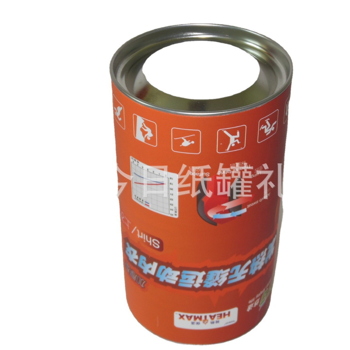 厂家供应大米包装纸罐 T血纸罐 食品牛皮纸纸罐 雨伞纸罐免费拿样