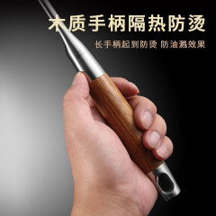 304 stainless steel silicone spatula household rosewood frying spatula soup shell silicone cooking spatula non-stick pot silicone spatula