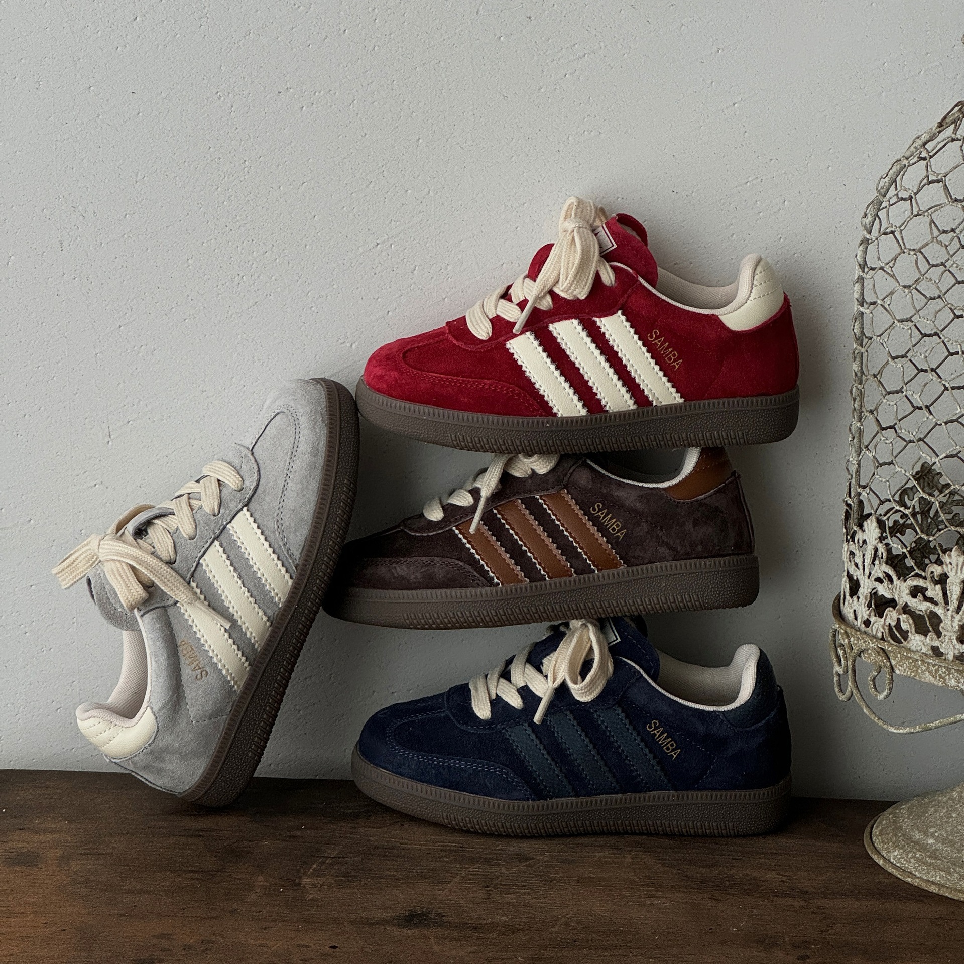 Children's Sports Shoes 2026 Autumn New Arrivals Girls' Retro Lightweight German Training Shoes Casual Boys' Soft-Soled Low-Top Sneakers