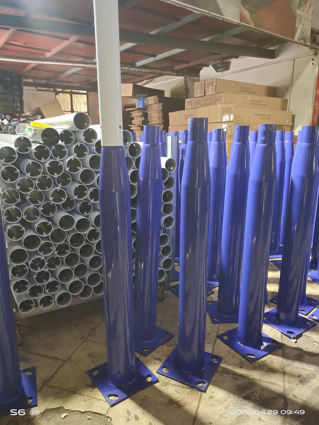 分体路灯杆底座