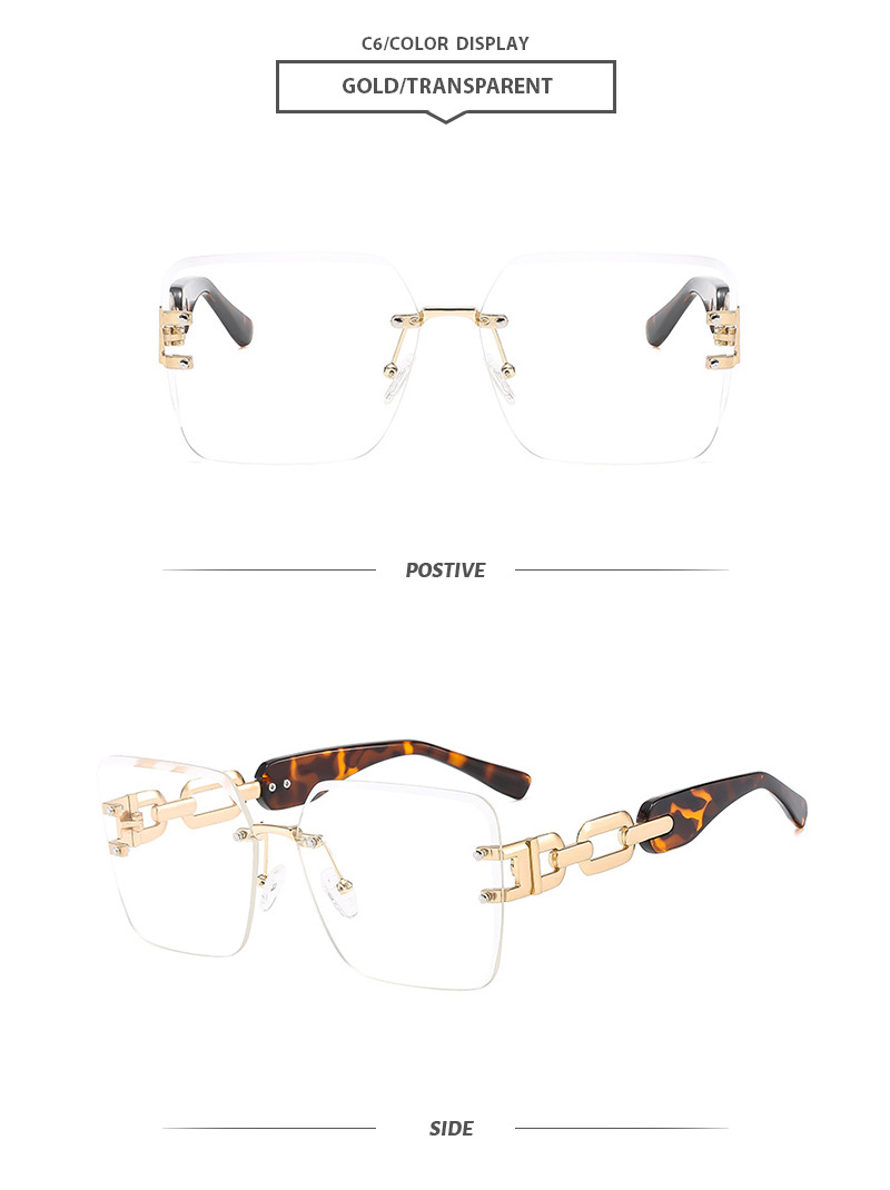 Vacation, Simple Style, Streetwear Style Vacation Simple Style Streetwear Solid Color PC UV400 Protection Square Frameless Women's Sunglasses