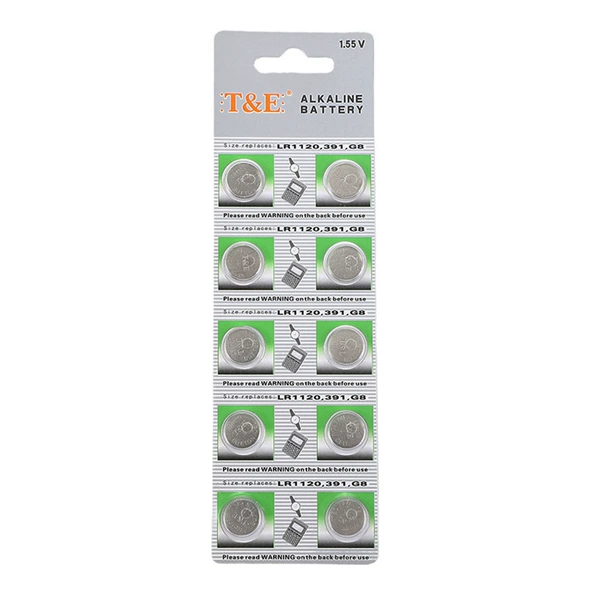 T & E2 -generation AG8/LR1120/391 (Please take a multiples of 10)