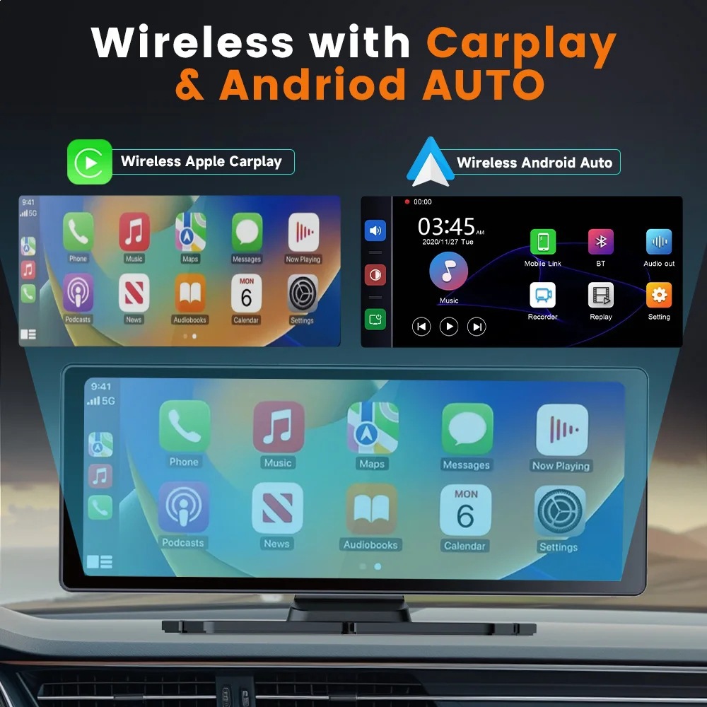 8.1inch Carplay Smart Screen Android Car Central Control Navigation Multimedia Video Player All-In-One Device