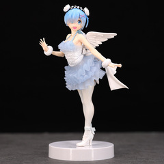 From Zero to Hero Life Demon Rem Angel Ram Plush Doll Figure Display Model