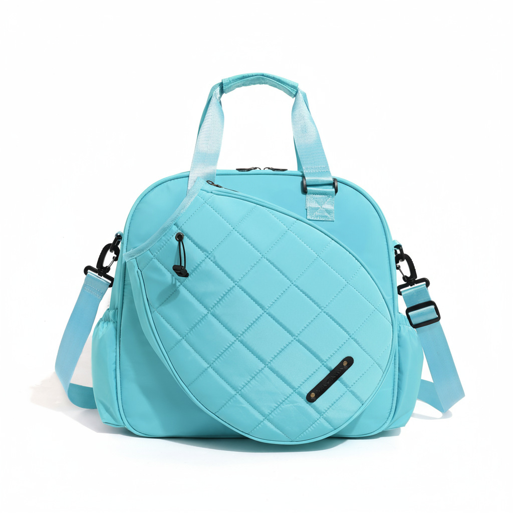 Bolsa de tenis de alto valor de mujer portátil de hombro bolsa de pelota de fútbol de venta caliente transfronteriza de gran capacidad independiente bolsa de bádminton