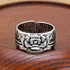 Tide, retro accessory for beloved, ring suitable for men and women, wholesale